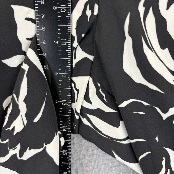 Ralph Lauren LRL Wide Leg Pant Womens 16 Floral Boho Artsy Preppy Flowy Pockets - Picture 8 of 11